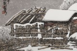 王永剛 四尺雪景山水《老屋飛雪》 國家一級美術師