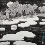 王永剛 四尺斗方《銀色世界》 國家一級(jí)美術(shù)師