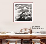 王永剛 四尺斗方《北國風(fēng)光》 國家一級美術(shù)師