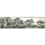 【已售】李碧峰 小丈二《松泉聽(tīng)音圖》 中國(guó)書(shū)畫(huà)家協(xié)會(huì)理事