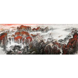 李碧峰 大丈二《高峽出平湖》 中國書畫家協(xié)會理事