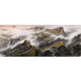 李碧峰 大丈二《長城萬里圖》中國書畫家協(xié)會理事