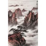 劉金河 作品《黃山朝云》中國(guó)美術(shù)家協(xié)會(huì)會(huì)員（詢價(jià)）