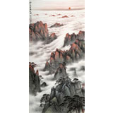 【已售】劉金河 四尺《江山萬(wàn)里盡朝暉》 中國(guó)美術(shù)家協(xié)會(huì)會(huì)員