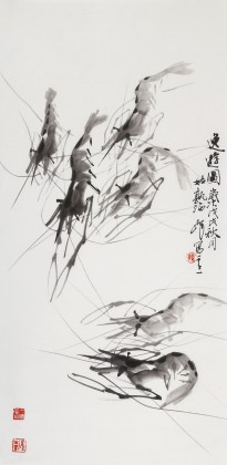 【已售】孫海峰 三尺《逸游圖》 安徽省美協(xié)會(huì)員