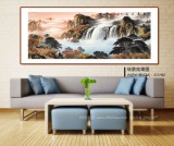 【已售】楊銘昌 小六尺《源遠(yuǎn)流長》 安徽山水畫研究協(xié)會(huì)理事