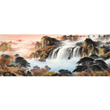 【已售】楊銘昌 小六尺《源遠流長》 安徽山水畫研究協(xié)會理事