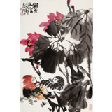 【已售】柳常學(xué) 四尺三開(kāi)《和氣滿堂》 中國(guó)書(shū)畫(huà)家協(xié)會(huì)理事