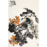 【已售】柳常學(xué) 四尺三開《金秋圖》 中國美協(xié)會員