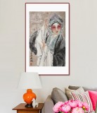 梁健 《菊香》 當(dāng)代百杰畫家 中美協(xié)會員 代表作花旦題材