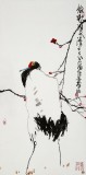 王永剛 指墨作品《梅鶴雙清》 國(guó)家一級(jí)美術(shù)師