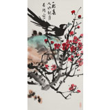 邢書波 《一枝春》喜上梅梢 中美協(xié)會員 清華美院創(chuàng)作班導(dǎo)師（詢價）