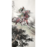 鄒本財(cái) 四尺《千秋忠義》公主嶺市美協(xié)常務(wù)副主席