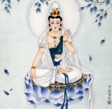 【已售】南海禪寺 妙林居士 四尺《觀音大士》