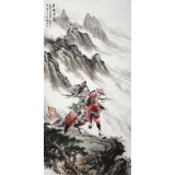 【已售】鄒本財(cái) 四尺《忠義千秋》公主嶺市美協(xié)常務(wù)副主席