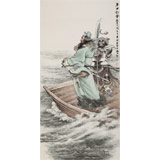 【已售】鄒本財(cái) 三尺《單刀赴會(huì)》公主嶺市美協(xié)常務(wù)副主席