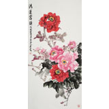 【已售】梁景欣 三尺《鴻運(yùn)當(dāng)頭》 學(xué)院派畫家