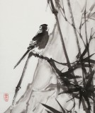 陳丹暉 四條屏《墨竹》 江蘇省美協(xié)會員 清華美院助教（微信詢價）