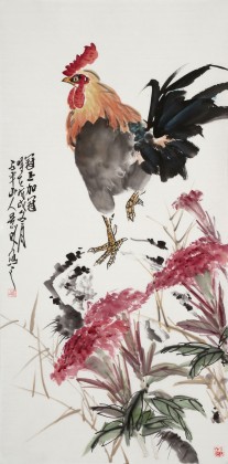 【已售】梁景欣 三尺《冠上加冠》 學院派畫家