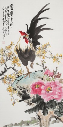 【已售】梁景欣 三尺《富貴大吉》 學(xué)院派畫家（詢價）