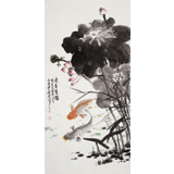 梁景欣 三尺《連年有余》 學(xué)院派畫家