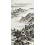 劉金河 四尺《征帆片片似沙鷗》 中國(guó)美術(shù)家協(xié)會(huì)會(huì)員（詢(xún)價(jià)）