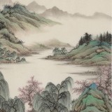 【已售】吳顯剛 四尺斗方《云滿山頭樹滿溪》 貴州七星關(guān)美協(xié)主席