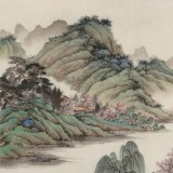 【已售】吳顯剛 四尺斗方《云滿山頭樹滿溪》 貴州七星關(guān)美協(xié)主席