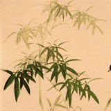 【已售】皇甫小喜 四尺斗方《竹憐新雨后》 河南著名花鳥畫家
