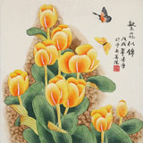 凌雪 三尺斗方《繁花似錦》 北京美協(xié)會(huì)員