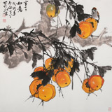 【已售】向士平 四尺斗方《事事如意》 三峽大學(xué)藝術(shù)學(xué)院教授