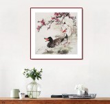 向士平 四尺斗方《春江水暖》 三峽大學(xué)藝術(shù)學(xué)院教授