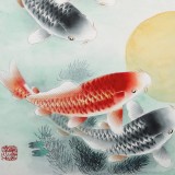 【已售】南海禪寺 妙林居士 四尺斗方《九如月華》