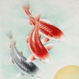 【已售】南海禪寺 妙林居士 四尺斗方《九如月華》