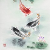 【已售】董書林 三尺《錦繡前程》 河南美協(xié)會員