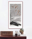 王永剛 三尺《飛雪驚雀》 國(guó)家一級(jí)美術(shù)師（詢(xún)價(jià)）