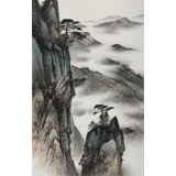 【已售】劉金河 《黃山云松》中國(guó)美術(shù)家協(xié)會(huì)會(huì)員