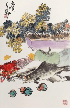 王永剛 《九月》 國家一級美術(shù)師（詢價）