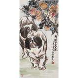 王永剛 三尺《兩個小淘氣》 國家一級美術師（詢價）