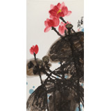 王永剛 三尺《荷塘》 國(guó)家一級(jí)美術(shù)師（詢價(jià)）