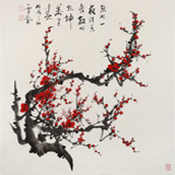 安徽美協(xié)何華賢四尺斗方《散作乾坤萬里春》