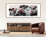 朱祖義 荷花《清韻香遠(yuǎn)》 中國(guó)老子書(shū)畫(huà)院副院長(zhǎng)