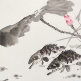 梁景欣 三尺《和為貴》 學(xué)院派畫家