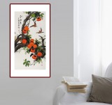 【已售】黃藝三尺風(fēng)水吉利國(guó)畫(huà)《事事如意》