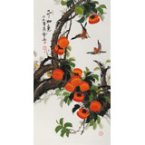 【已售】黃藝三尺風(fēng)水吉利國畫《事事如意》