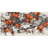 趙金鸰四尺《山村趣事》清華美院高研班導(dǎo)師（詢價）