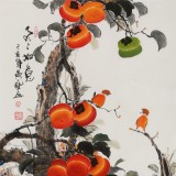 【已售】黃藝三尺風(fēng)水吉利國畫《事事如意》