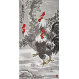 【已售】劉紀(jì) 四尺《冠居極品至三公》 中國(guó)畫大家 真跡收藏（詢價(jià)）