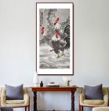 【已售】劉紀 四尺《冠居極品至三公》 中國畫大家 真跡收藏（詢價）