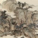 【已售】吳顯剛 四尺《山光積翠》 貴州七星關(guān)美協(xié)主席